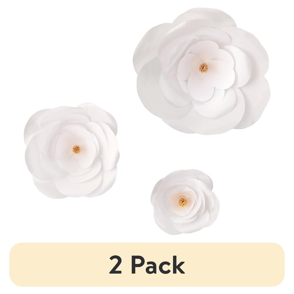 (2 pack) PAPER FLOWER DECOR
