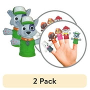 (2 pack) PAW Patrol Bath Finger Puppets, Marshall & Friends, Unisex Toddler Bath Toys