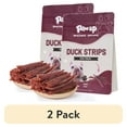 thumbnail image 1 of (2 pack) PAWUP Duck Jerky Strips Dog Treats, Natural Healthy, 99% Duck Breast with Taurine, High Protein Training Treats for Small Medium Large Dogs, 10.6oz, 1 of 8