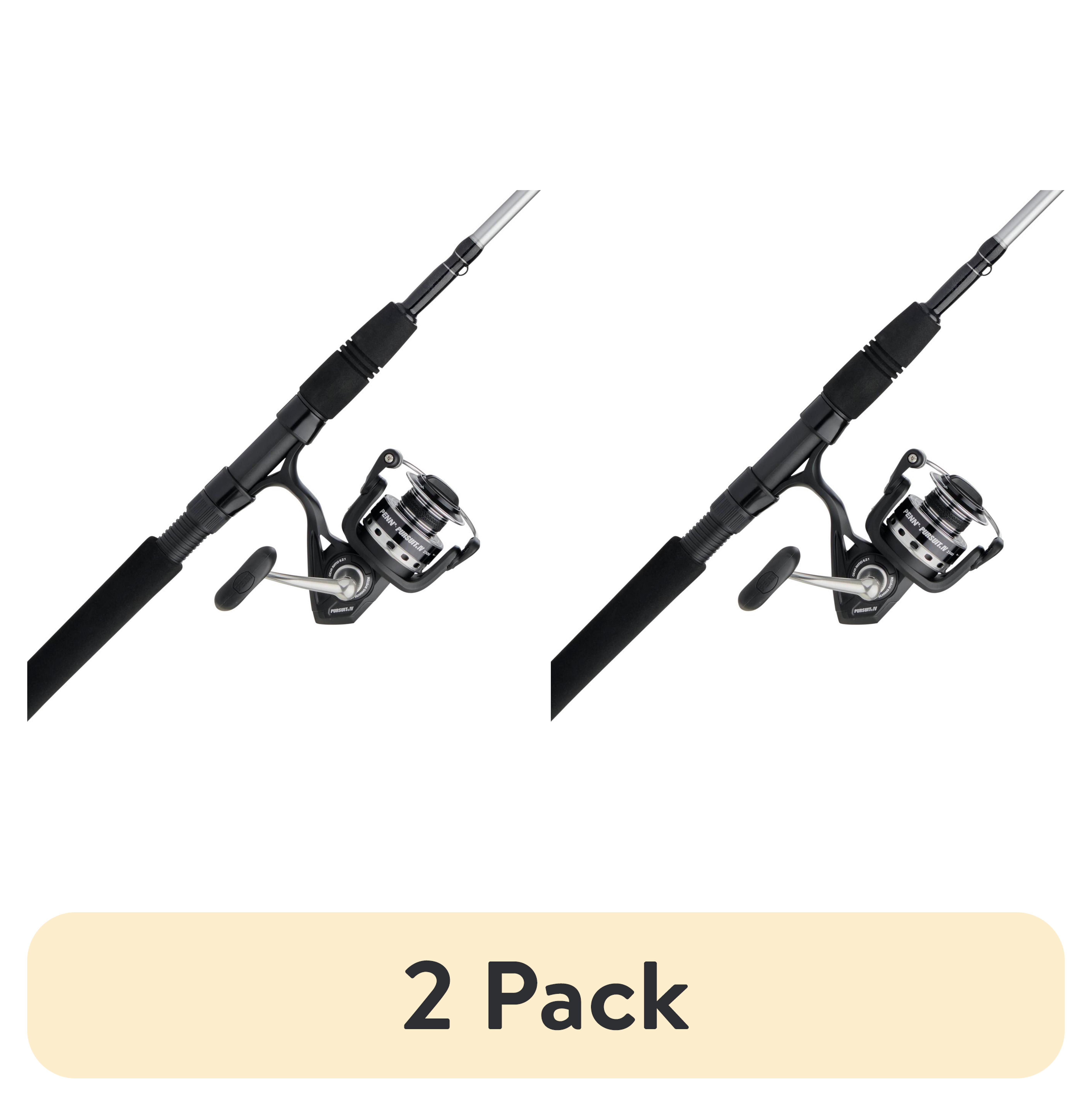 (2 pack) PENN Pursuit® IV Combo, 7' Medium Light Fishing Rod, 2500 Size Reel