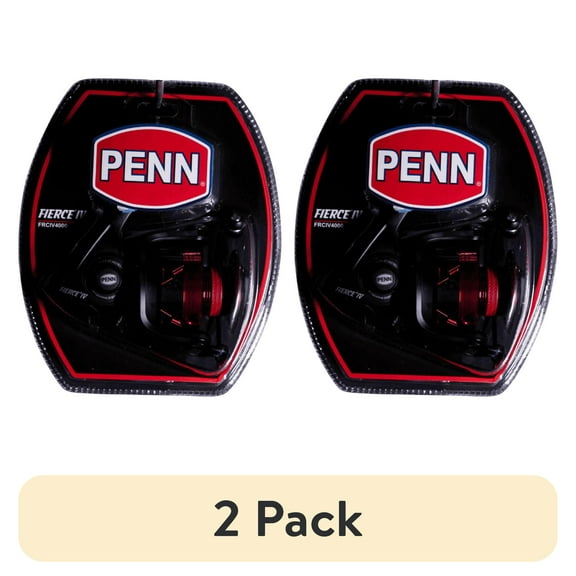 (2 pack) PENN Fierce IV Spinning Reel, 4000 Size Fishing Reel