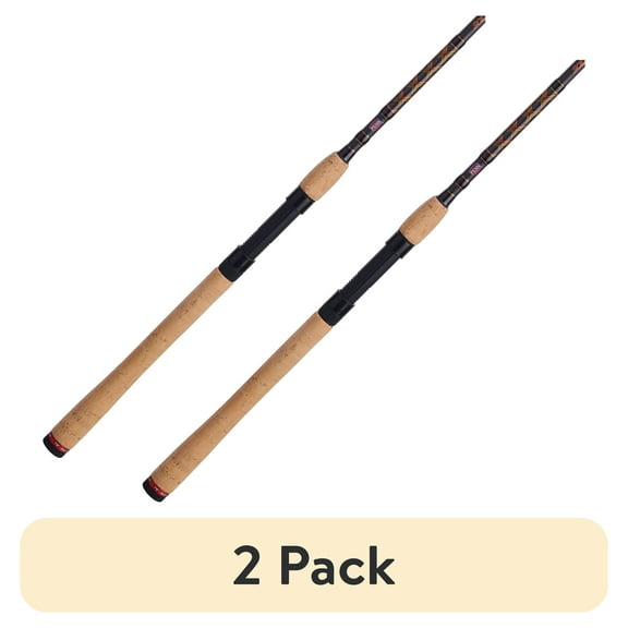 (2 pack) PENN Squadron® III Inshore Spinning Rod, 7'6" Medium Fishing Rod