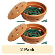 2 pack PIC Mosquito Coils with Terra Cotta Burner, Mosquito Repellent, 3 oz, 5 Pc Box