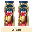 thumbnail image 1 of (2 pack) PLANTERS Unsalted Dry Roasted Peanuts, Snacks, Plant Based Protein, 16oz Plastic Jar, 1 of 24