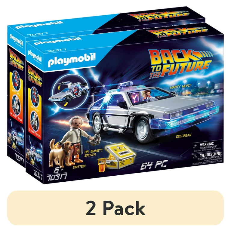 playmobil バック・トゥ・ザ・フューチャー デロリアン 1と2 美品 2 pack) PLAYMOBIL Back to the Future DeLorean - Walmart.com