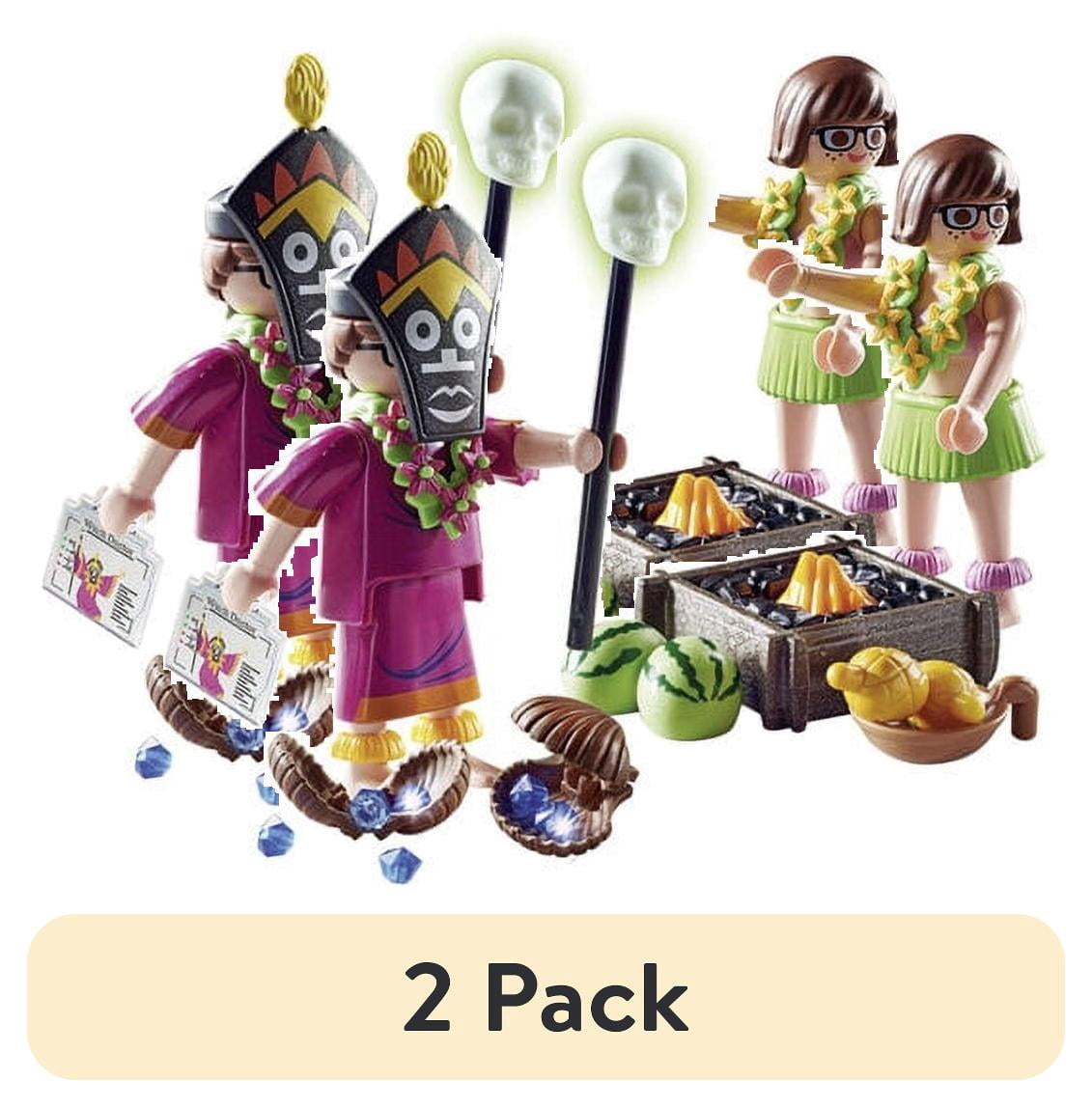 (2 pack) PLAYMOBIL SCOOBY-DOO! Adventure with Witch Doctor