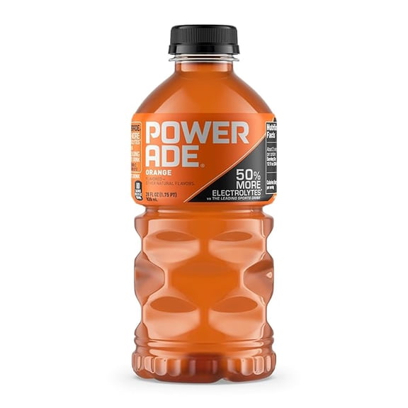 (2 pack) POWERADE Orange, 28 Fl oz