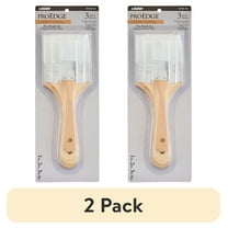(2 pack) Linzer 3-Piece Taklon Flat Paint Brush Set