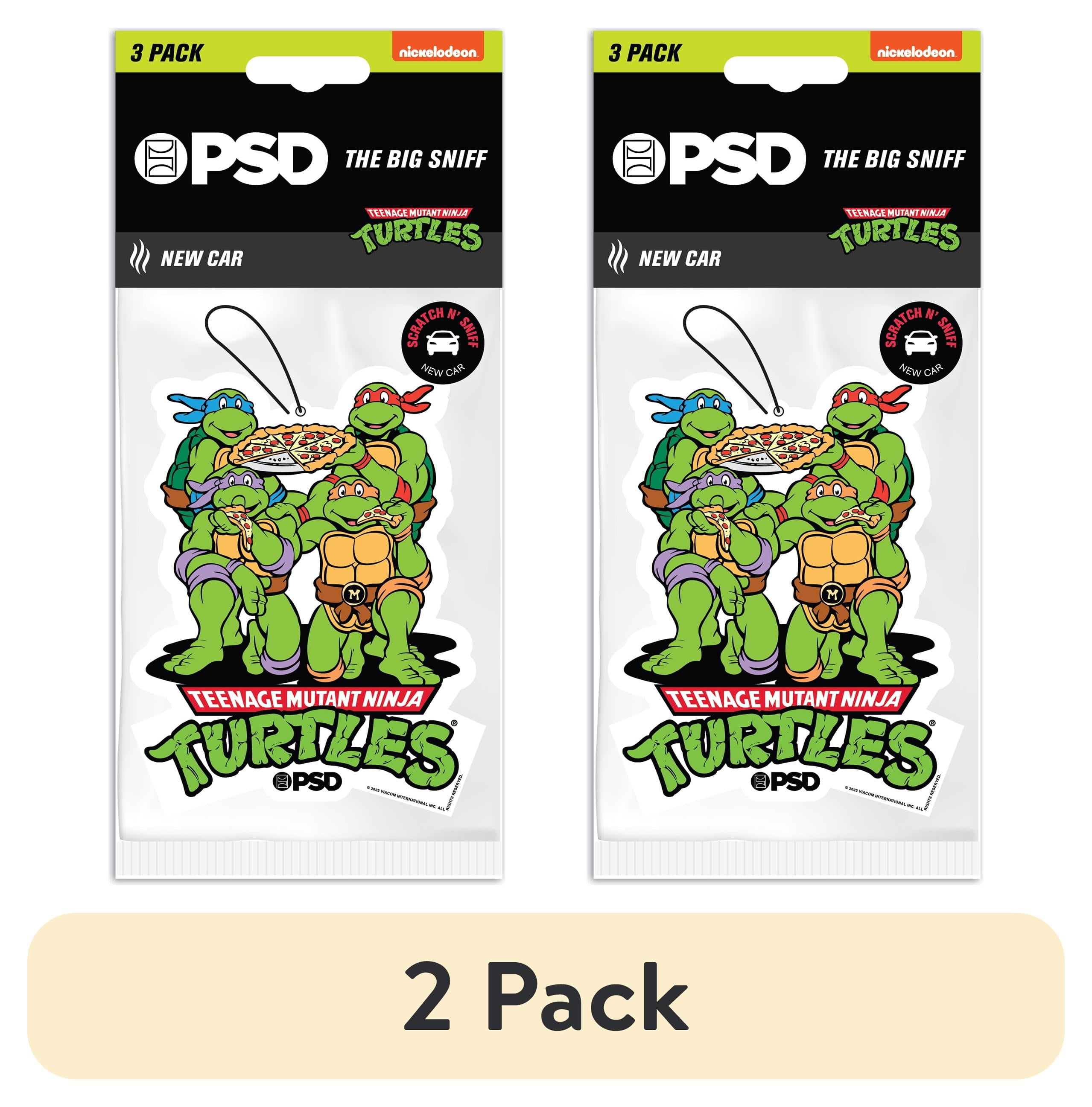 2 pack) PSD Big Sniff Teenage Mutant Ninja Turtle Hanging Air