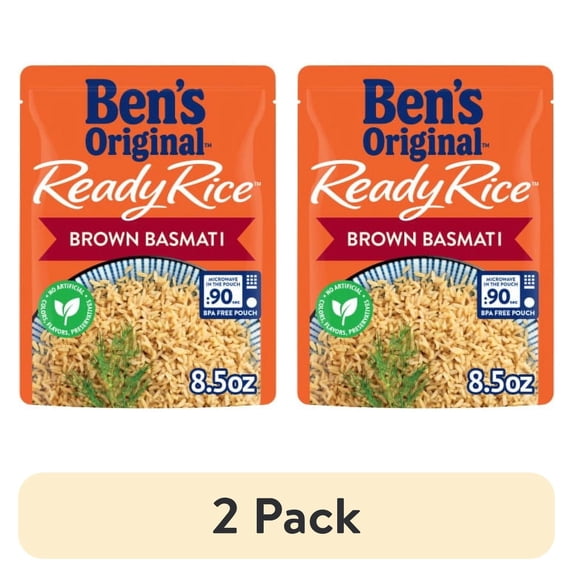 (2 pack) Pack of 2 - Ben's Original Ready Rice Brown Basmati Rice 8.5 oz