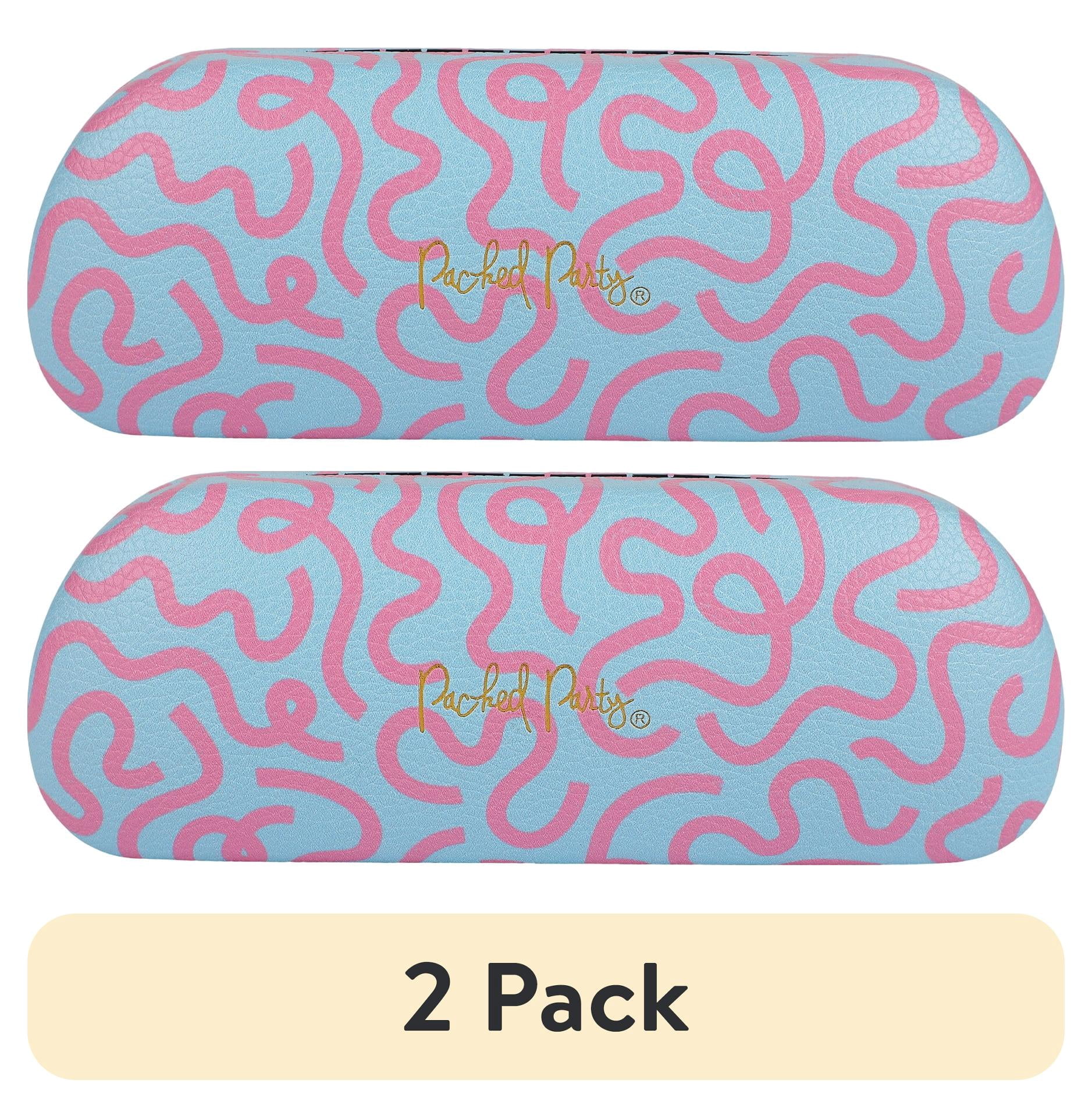 (2 pack) Packed Party Swirl Girl Glasses Case