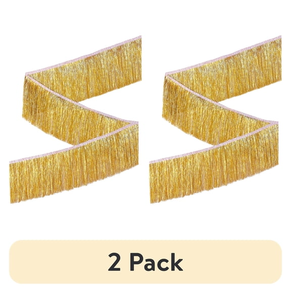 (2 pack) Packed Party‘s Sparkle Time Tinsel 6-Foot Party Banner