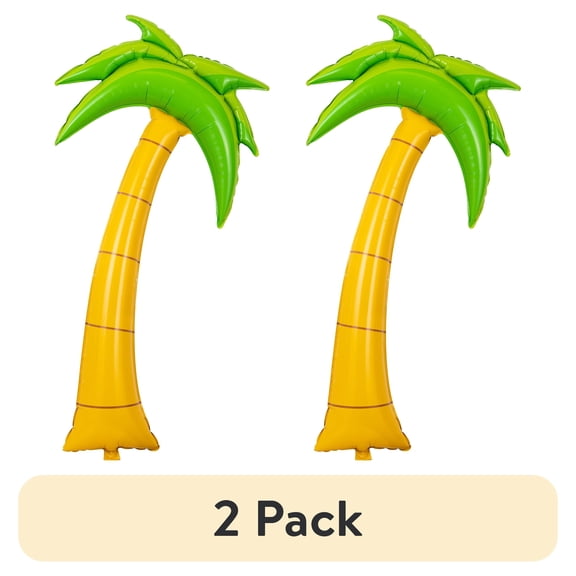 (2 pack) Palm Tree Foil Balloon 44", Multicolor by Way to Celebrate