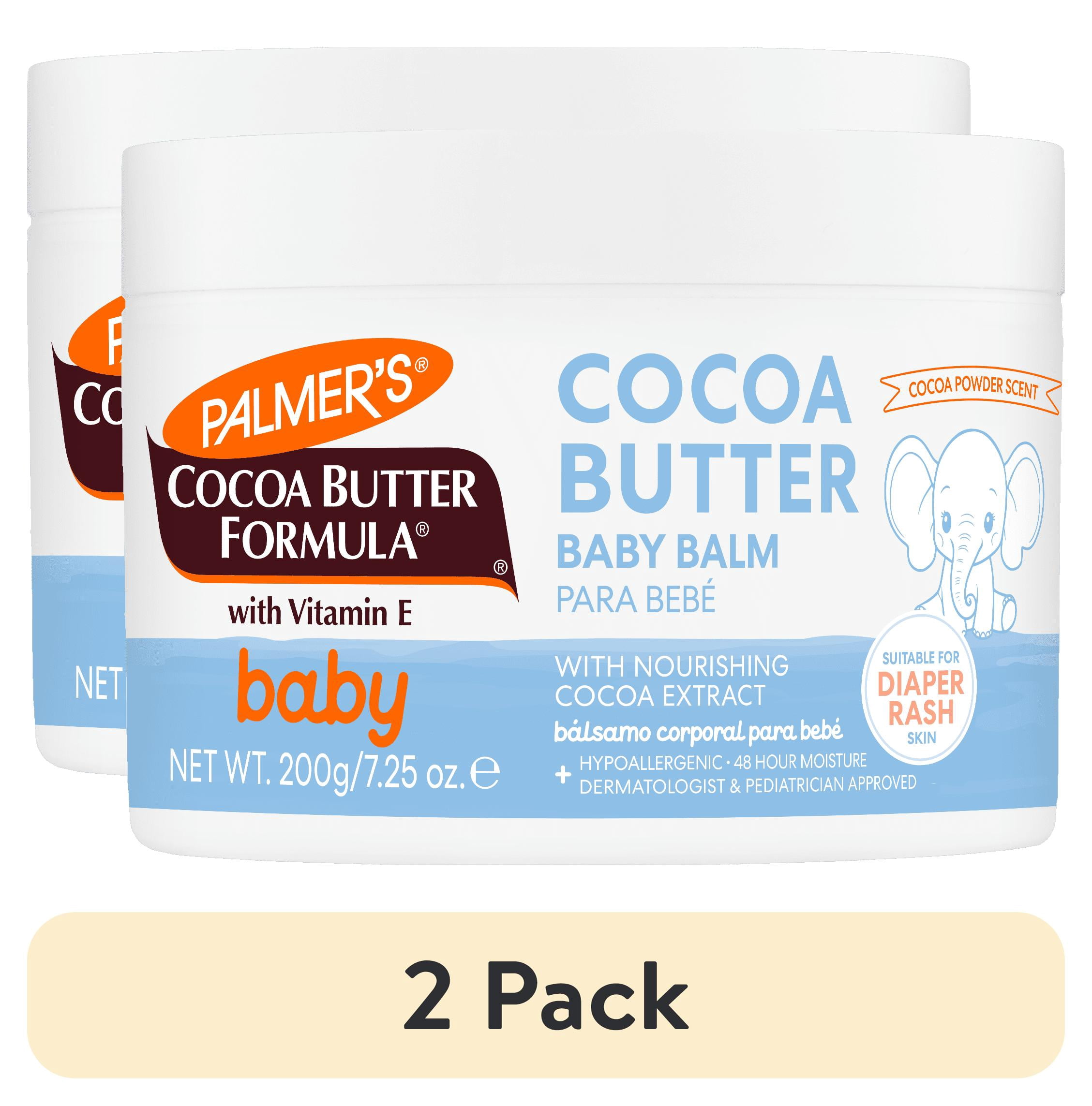 (2 pack) Palmer's Baby Cocoa Butter Formula Hydrating Baby Balm, Vitamin E & Cocoa Extract, 7.25 oz