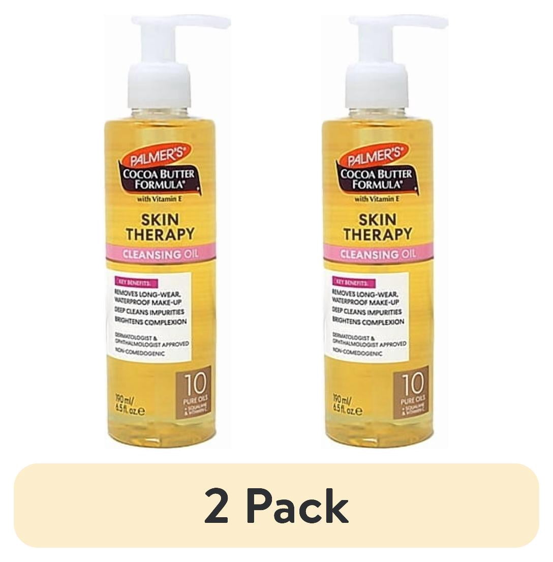 (2 pack) Palmer's Cocoa Butter Formula Skin Therapy Cleansing Oil, Rosehip Fragrance, 6.5 fl. oz. Pack of 1