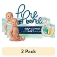 thumbnail image 1 of (2 pack) Pampers Pure Baby Diapers Size 2, 186 Count (Select for More Options), 1 of 13