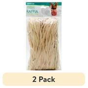 (2 pack) Panacea Products Natural Raffia Bag for Crafting and Plant Care, 1 Bundle