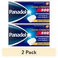 thumbnail image 1 of (2 pack) Panadol Extra Strength 500 mg Acetaminophen Caplets, 50 Count, Pain Relief and Fever Reducer, 1 of 12