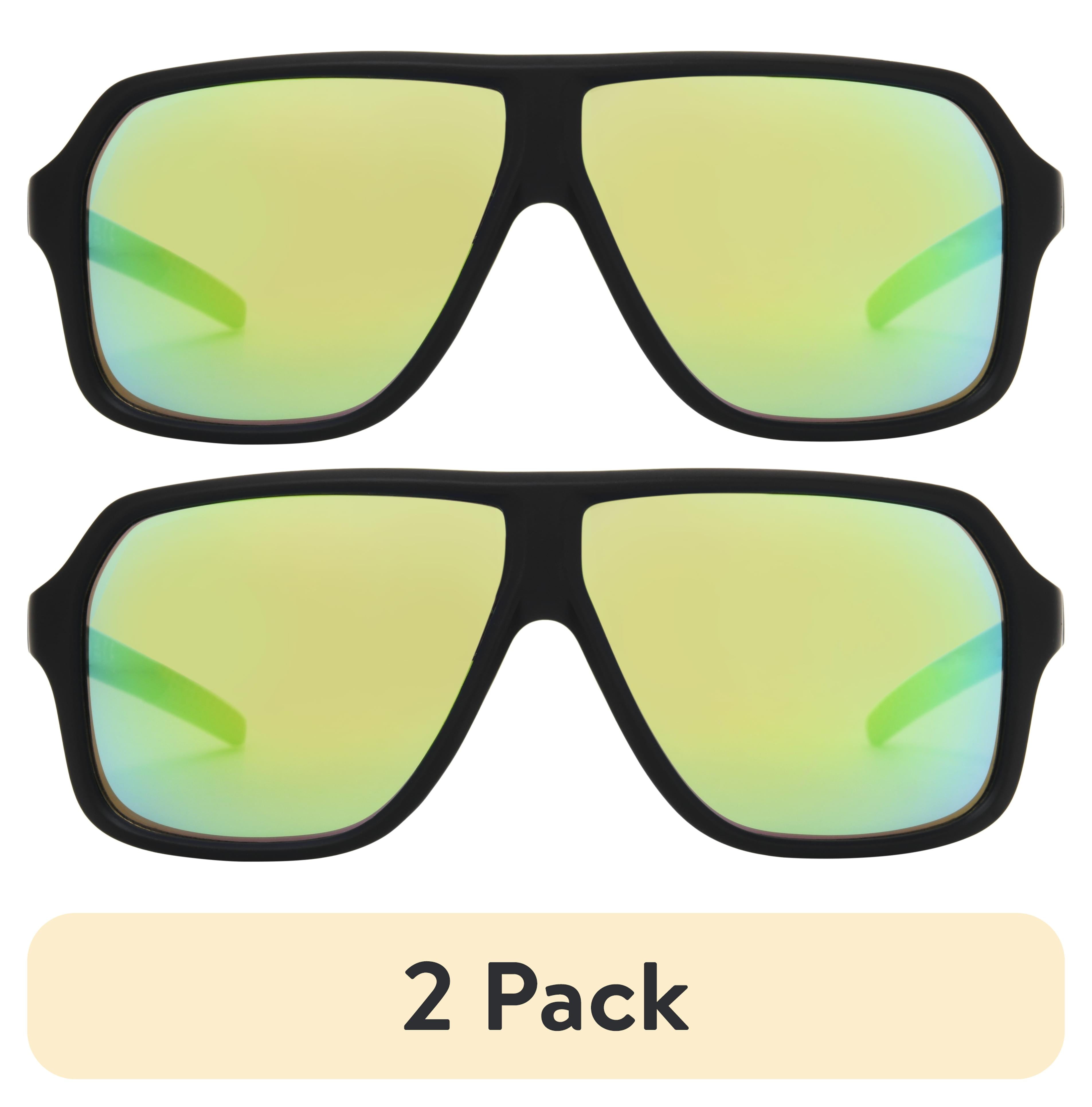 Panama Jack Men's Shield Fashion Sunglasses Black - Walmart.com