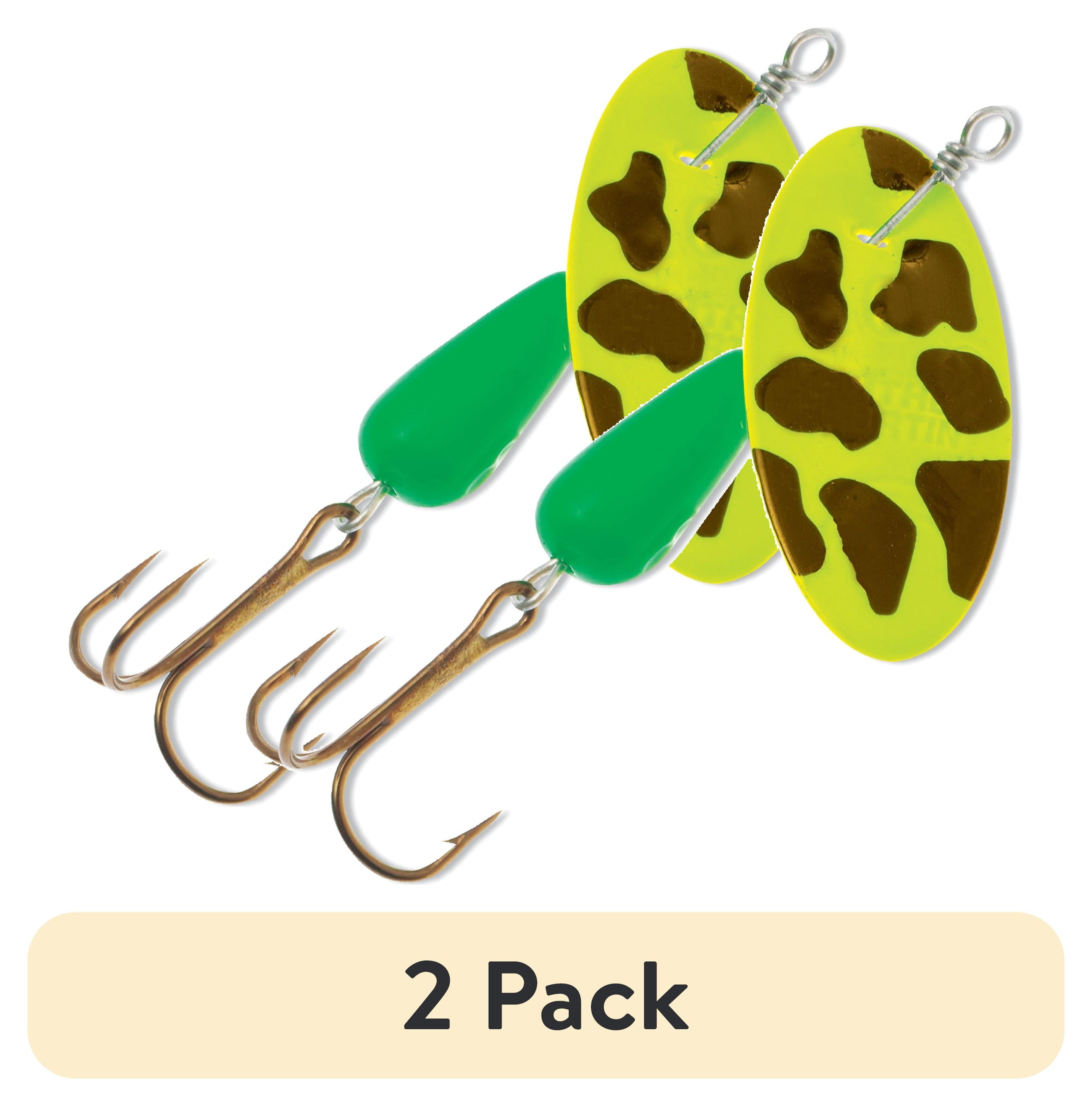 (2 pack) Panther Martin PMBF_2_ Teardrop Nature Series Spinners Fishing Lure - Bullfrog - 2 (1/16 oz)