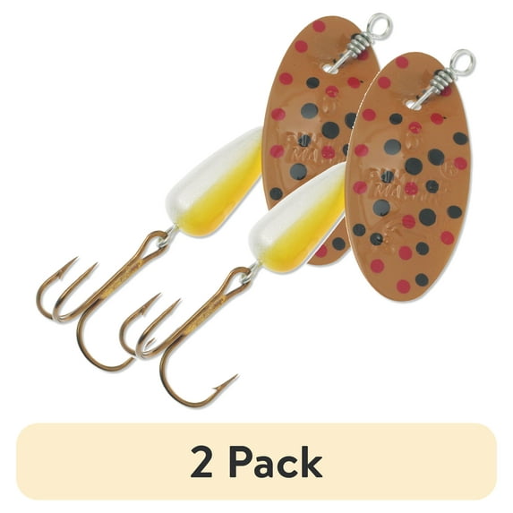 (2 pack) Panther Martin PMBRK_4_U Teardrop Nature Series Spinners Fishing Lure - Brook Trout - 4 (1/8 oz)