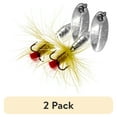 thumbnail image 1 of (2 pack) Panther Martin PMF_1_SY Deluxe Dressed Fly Spinning Fishing Lure - Silver/Yellow - 1 (1/32 Oz), 1 of 7