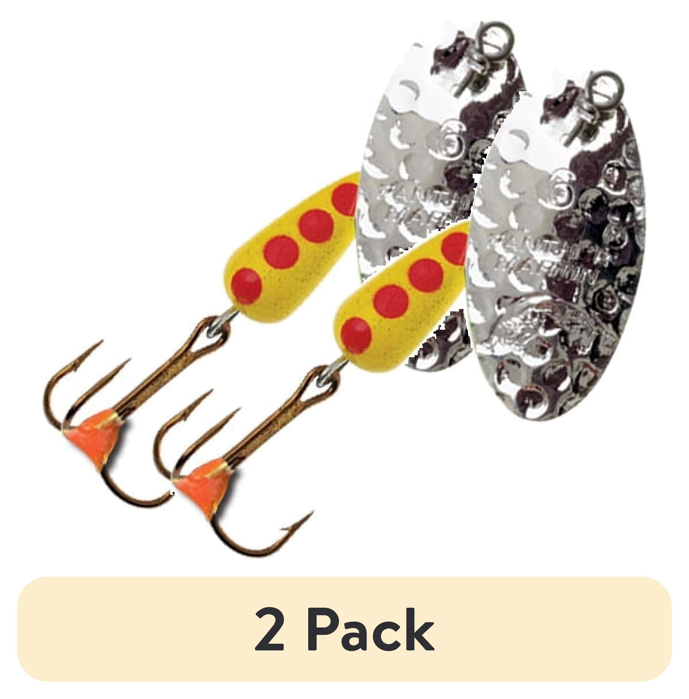 (2 pack) Panther Martin PMHMHS_6_HSG Hammered Scented Fishing Lures - Hammered Silver Garlic - 6 (1/4 oz)