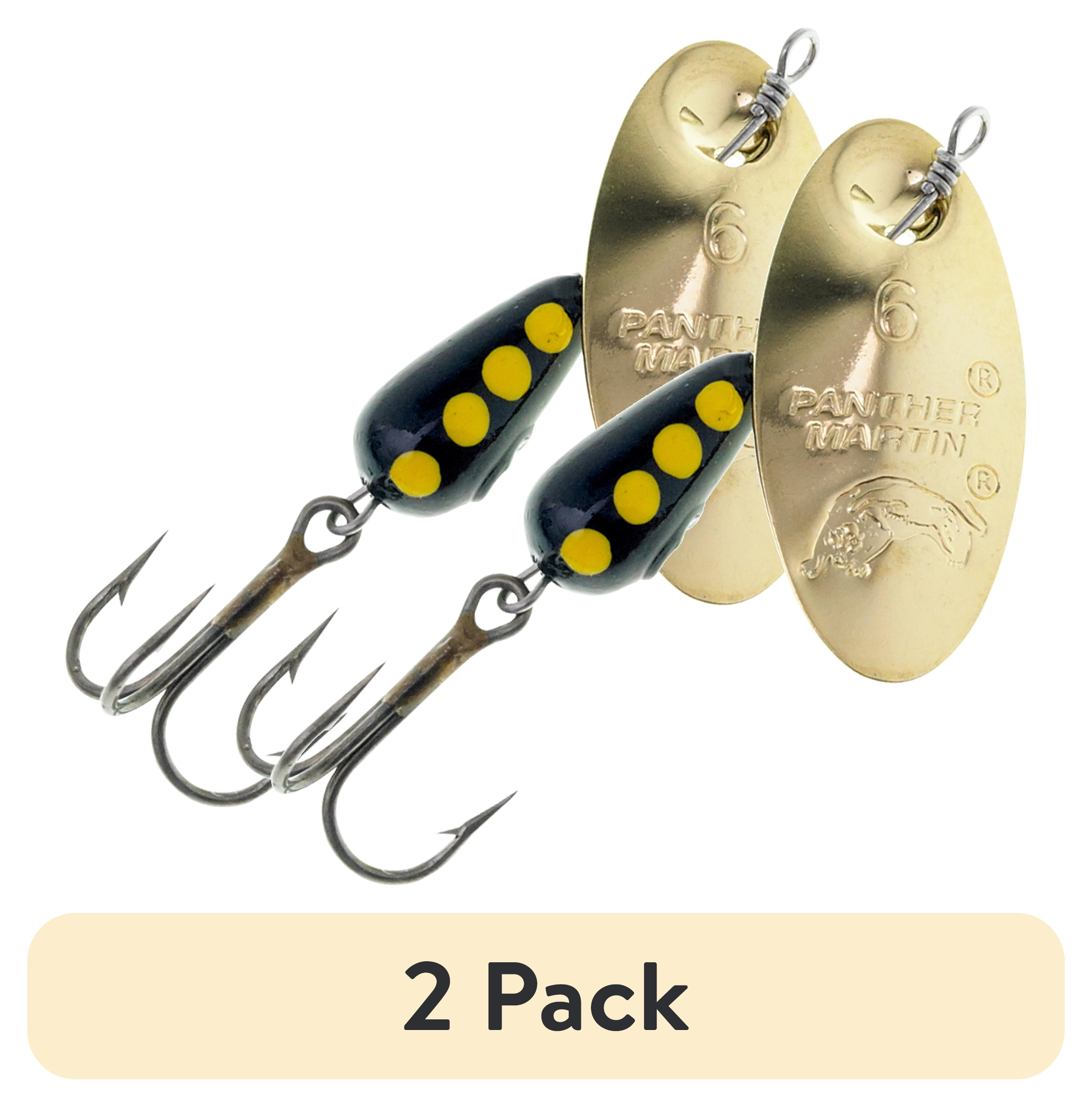 (2 pack) Panther Martin PMR_15_G Classic Regular Teardrop Spinners Fishing Lure - Gold - 15 (1/2 oz)