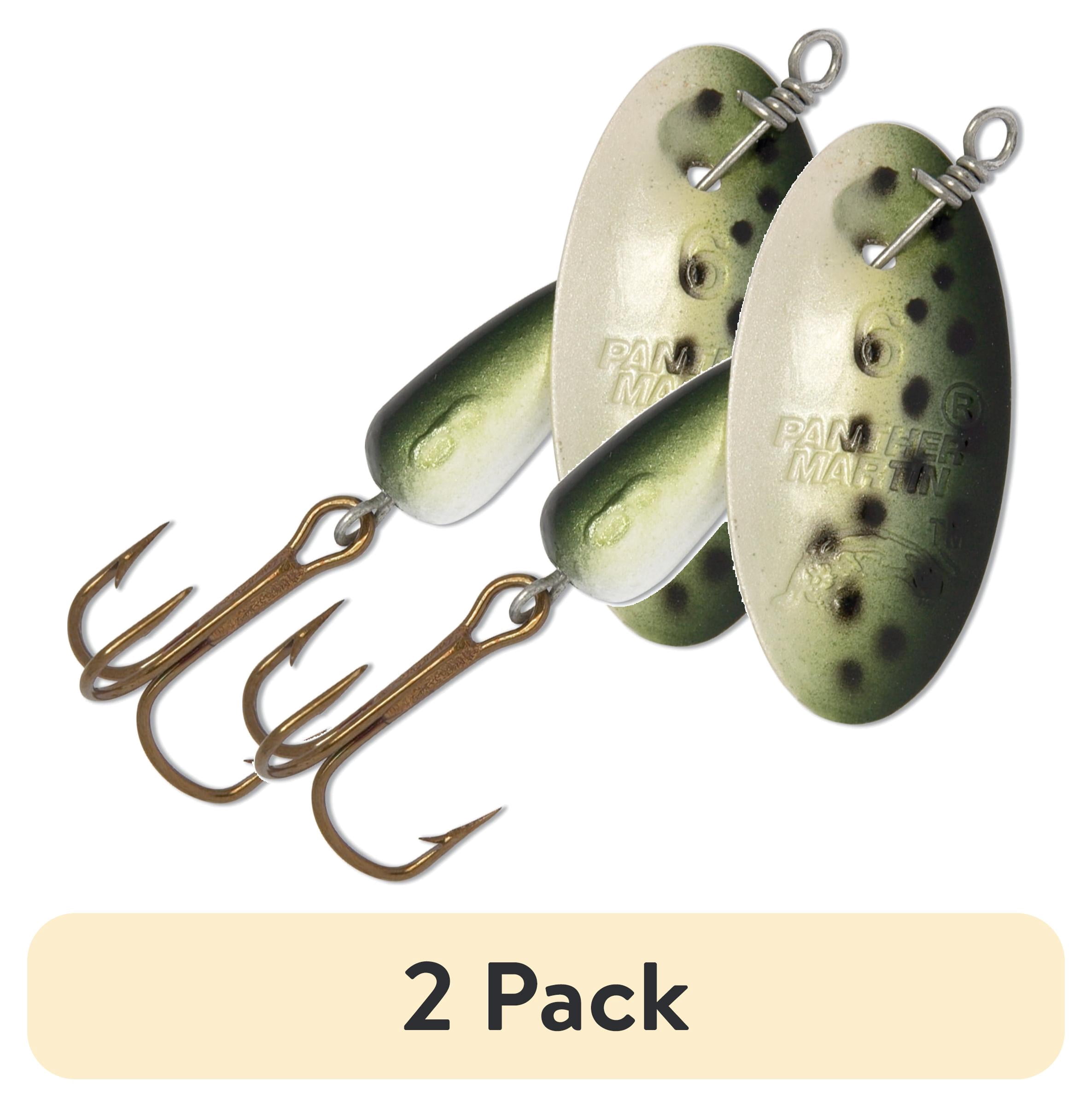 (2 pack) Panther Martin PMSTR_2_ Teardrop Nature Series Spinners Fishing Lure - Spotted Sea Trout - 2 (1/16 oz)