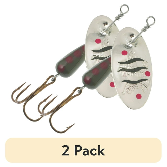(2 pack) Panther Martin PMWB_6_U Teardrop Nature Series Spinners Fishing Lure - Wild Brook - 6 (1/4 oz)