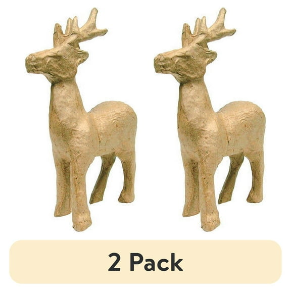 (2 pack) Paper-Mache Figurine