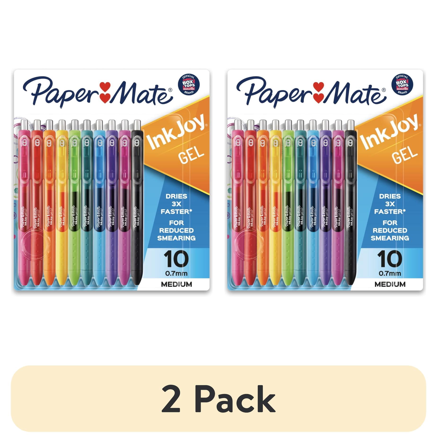 (2 pack) Paper Mate InkJoy Gel Pens, Medium Point (0.7 mm), Assorted Colors, 10 Count
