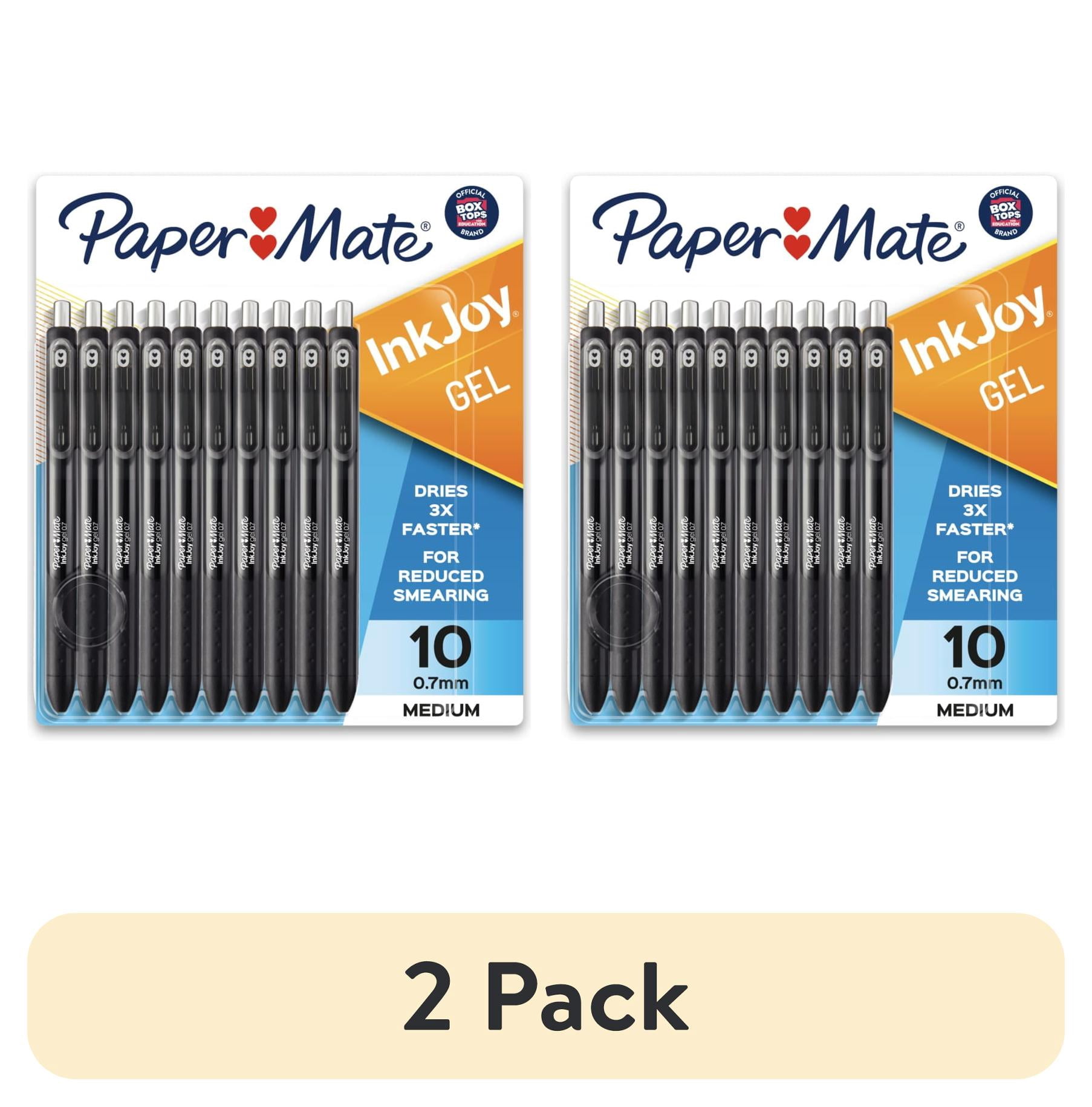 (2 pack) Paper Mate InkJoy Gel Pens, Medium Point, Black, 10 Count