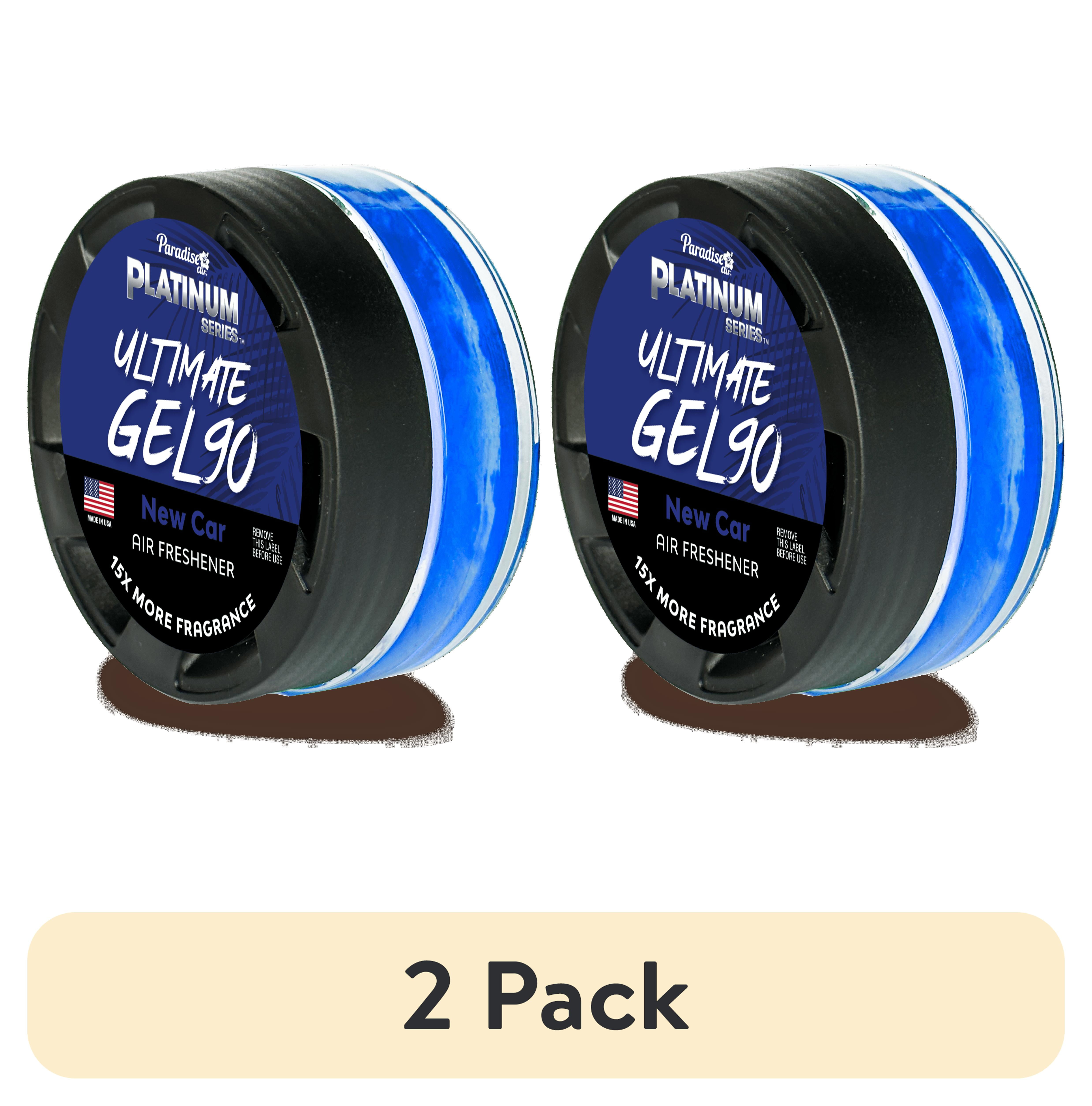 AIRブラシ ジェル 2 pack) Paradise Air Platinum Series Ultimate Gel 90 Air Freshener