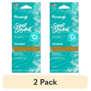 2 pack Paradise Air Super Organic Extra Strength Air Freshener, Net Weight 1.62 oz, Tsunami
