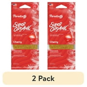 (2 pack) Paradise Air Super Organic Extra Strength Air Freshener, Under the Seat, in the Door Pocket, 1.62 oz, Cherry