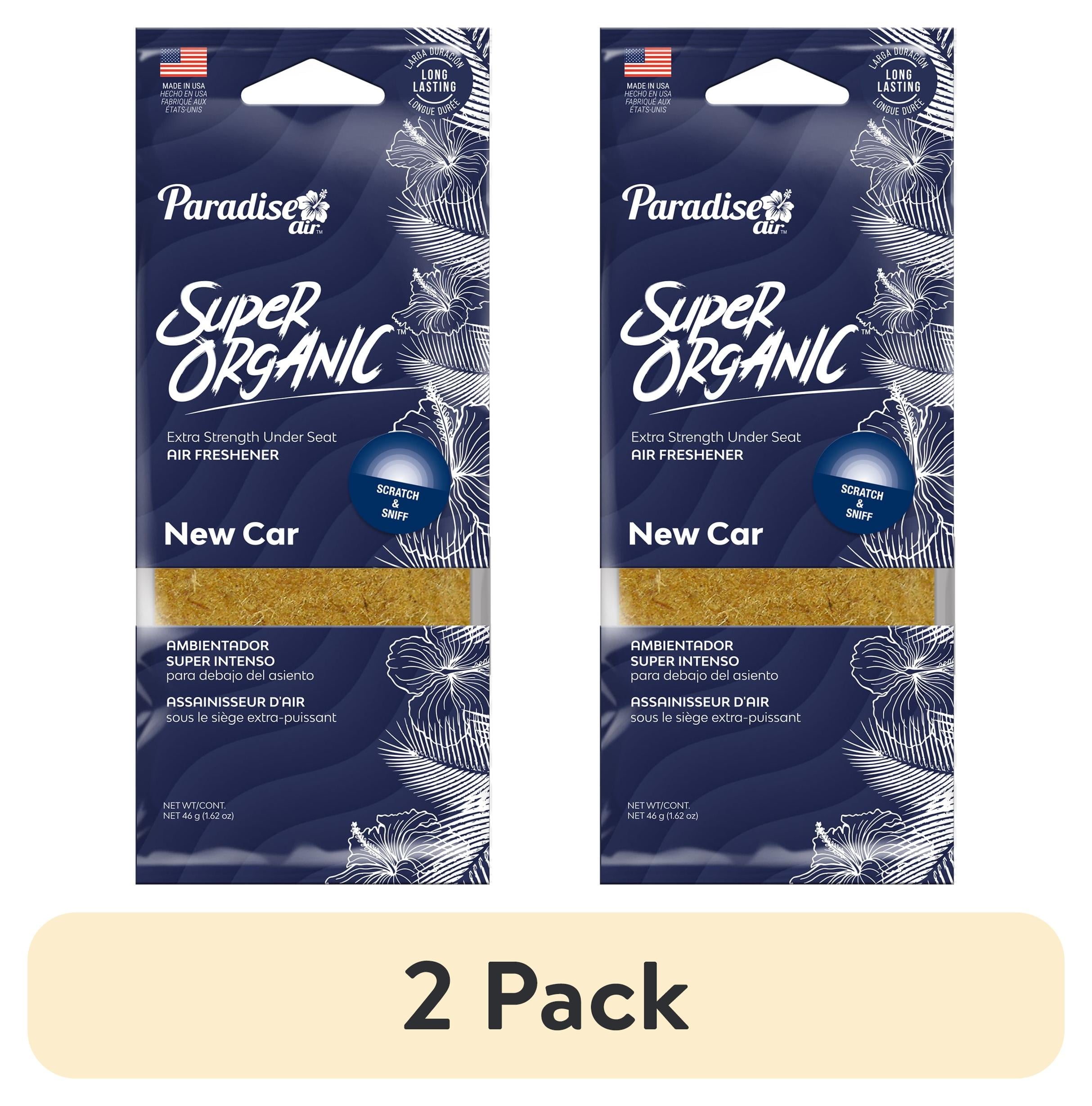 2 pack) Paradise Air Super Organic Extra Strength Air Freshener