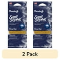 thumbnail image 1 of (2 pack) Paradise Air Super Organic Extra Strength Air Freshener, Under the Seat, in the Door Pocket, 1.62 oz, New Car, 1 of 6