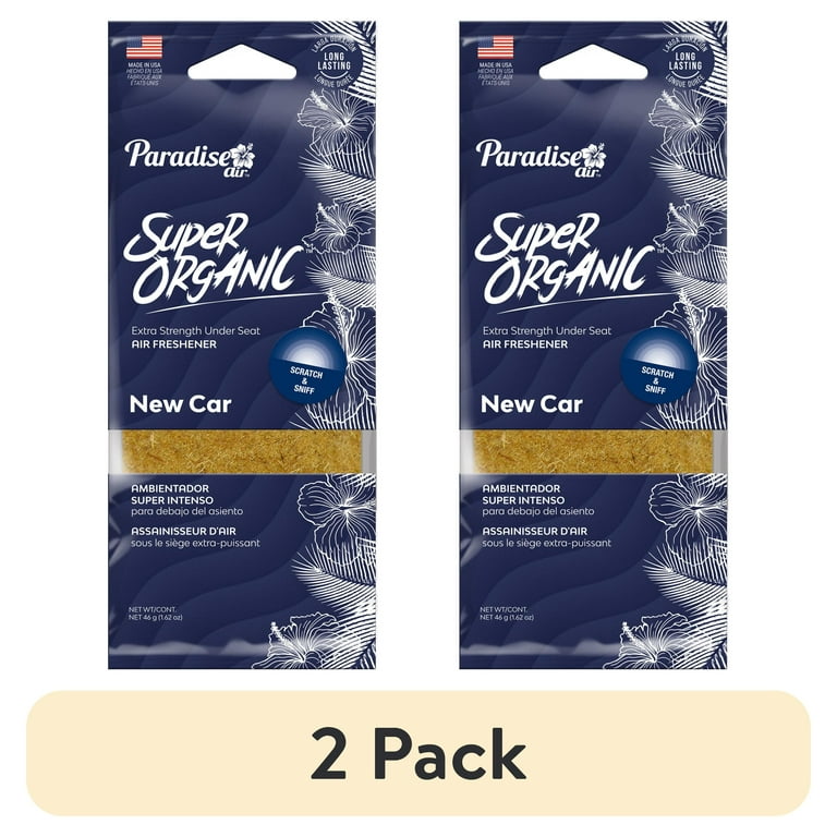 2 pack) Paradise Air Super Organic Extra Strength Air Freshener