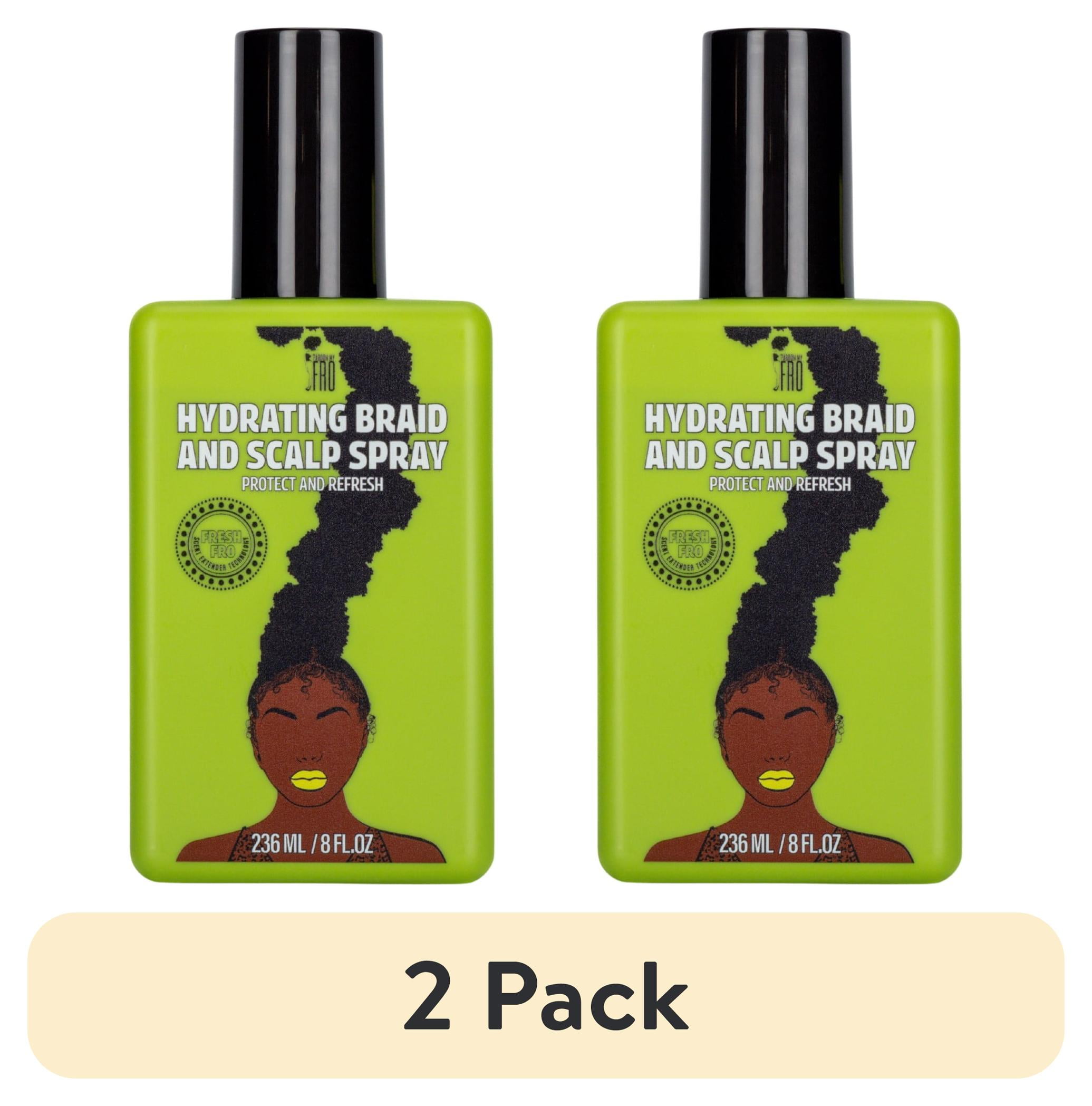 (2 pack) Pardon My Fro Scalp Spray 8 oz, Moisturizing, Unisex