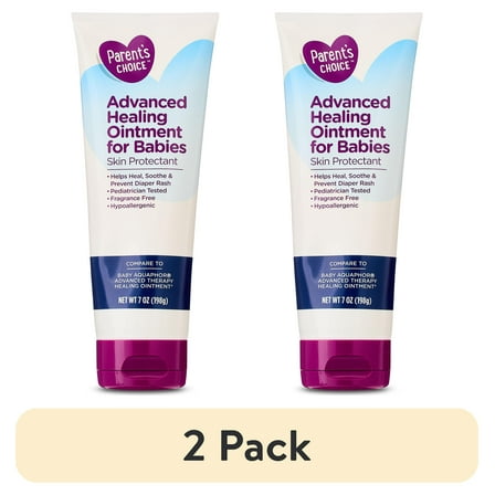 (2 pack) Parent's Choice Advanced Healing Baby Ointment, 7 oz, Diaper Rash Treatment