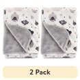 thumbnail image 1 of (2 pack) Parent's Choice Baby Boy or Girl Unisex Premium Ultra Soft Plush Sheep Blanket, 1 of 9