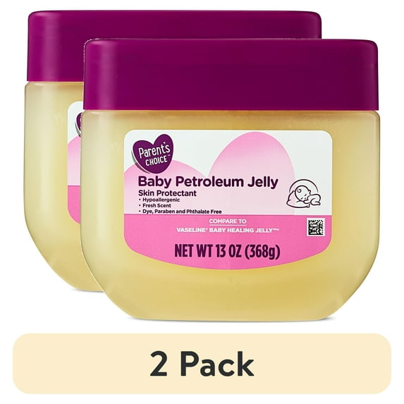 (2 pack) Parent's Choice Baby Petroleum Jelly skin Protectant, 13 oz