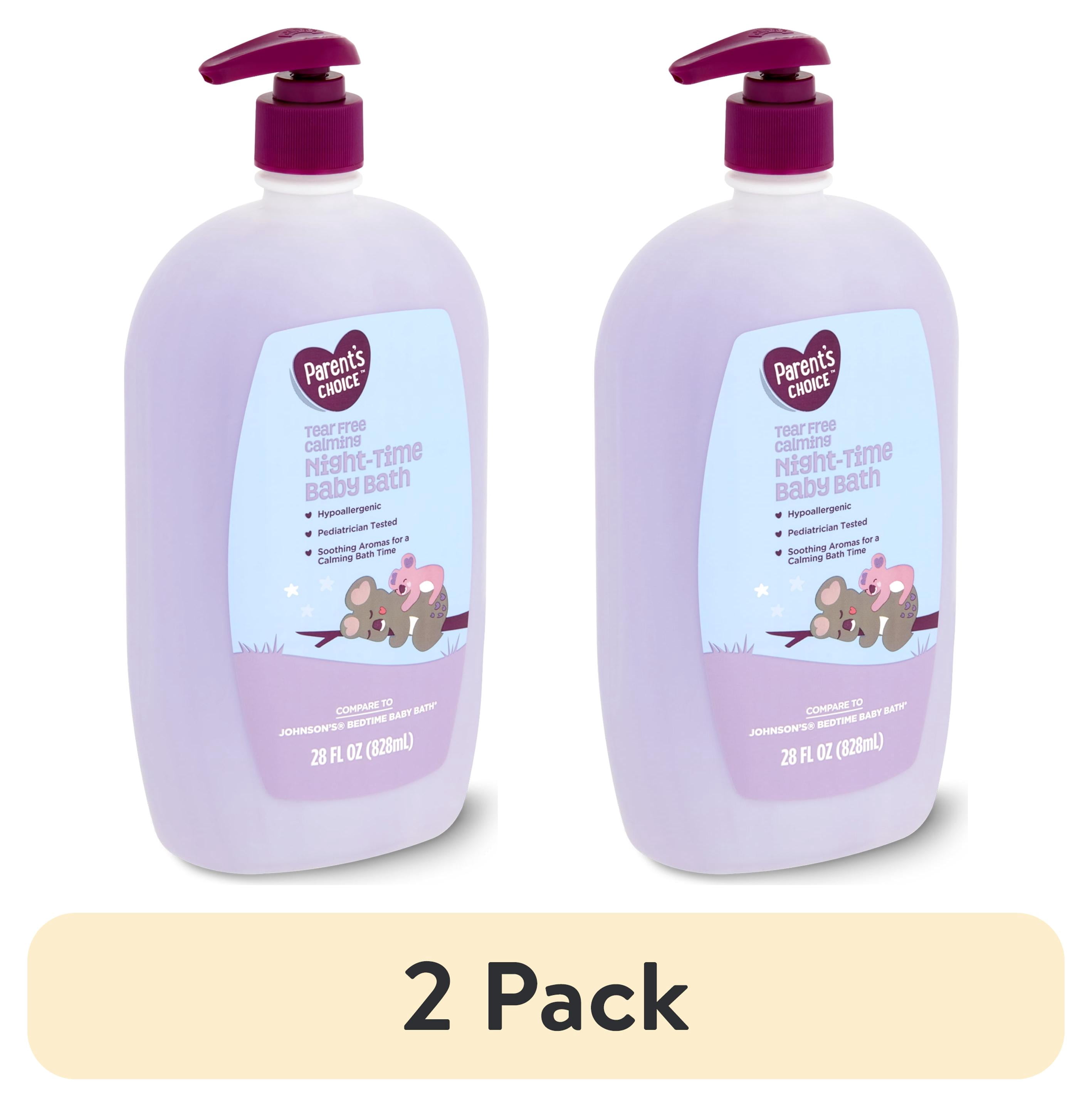 (2 pack) Parent's Choice Tear Free Calming Night-Time Baby Bath, 28 fl oz