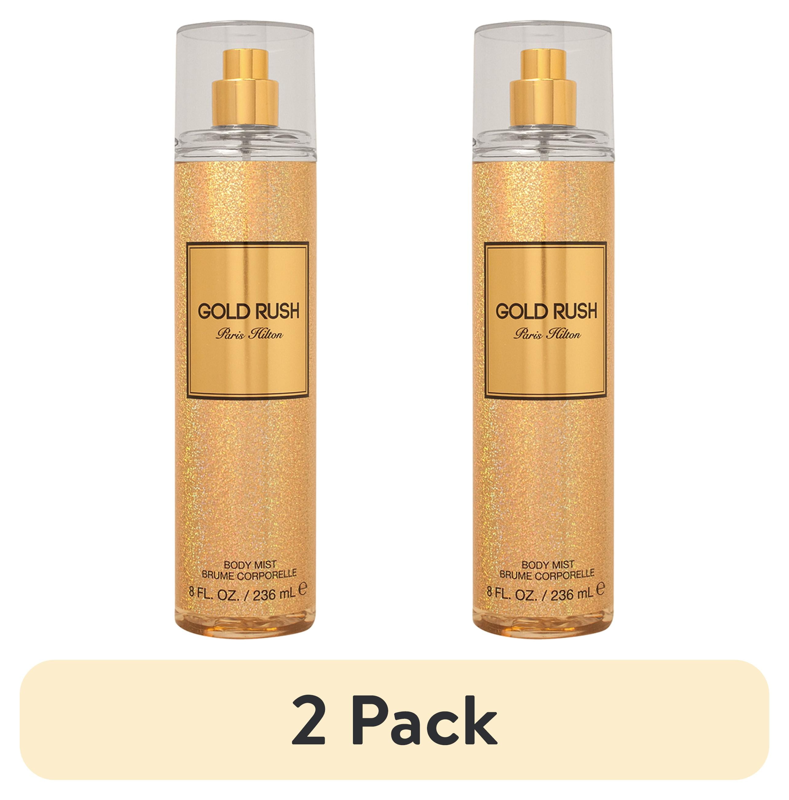 (2 pack) Paris Hilton Gold Rush Body Spray for Women, 8 fl oz.