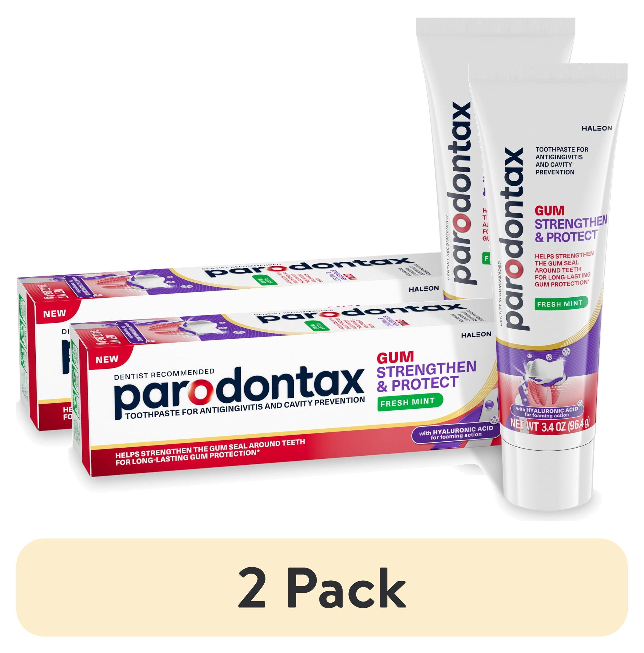 (2 pack) Parodontax Gum Strengthen and Protect Fresh Mint Toothpaste, 3.4 Oz