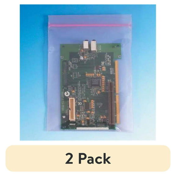 (2 pack) Partners Brand Anti-Slip,Reclsbl Poly Bag,2x3",PK1000 PBAS700