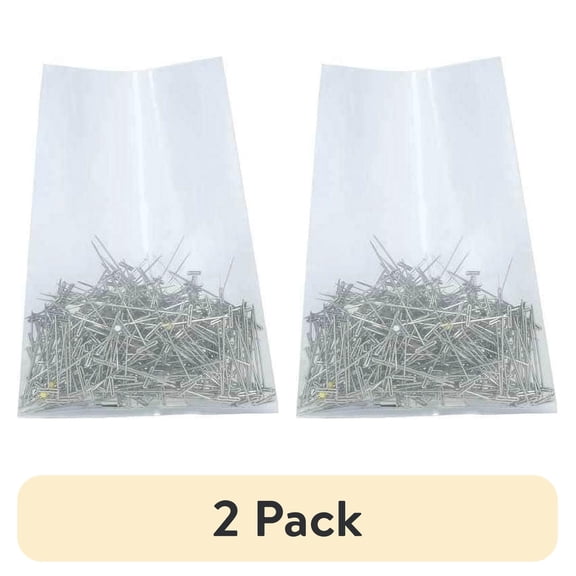 (2 pack) Partners Brand 9"W x 12"L Lay Flat Poly Bag 4.0 Mil 1000/Carton (PB1150)