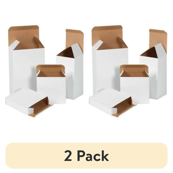 (2 pack) Reverse Tuck Folding Carton