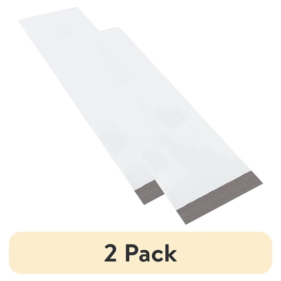 Box Partners Long Poly Mailers 18" x 48" White 25/Case LPM1848